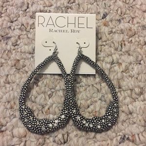 Rachel Roy Roy oval hoop earrings